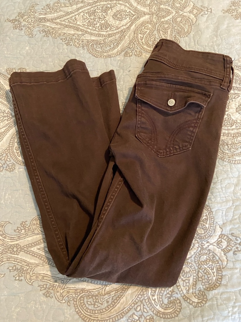 Hollister Brown Bootcut Jeans